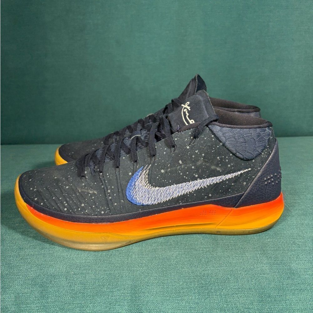 NIKE 2017 KOBE A.D. MID EP 'RISE ' MENS US 12 BASKEBALL SHOES WHITE/BLUE